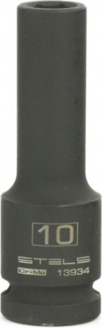 Ударная головка шестигранная с посадкой 1/2" STELS 13934 10 мм глубокая Ударная головка шестигранная с посадкой 1/2" STELS 13934 10 мм глубокая