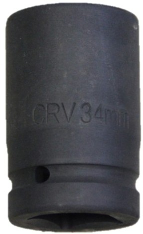 Ударная головка шестигранная с посадкой 1" БелАК 34 мм [БАК.01834]