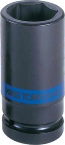 Ударная головка шестигранная с посадкой 1" KING TONY 843538М 38 мм глубокая [843538M]