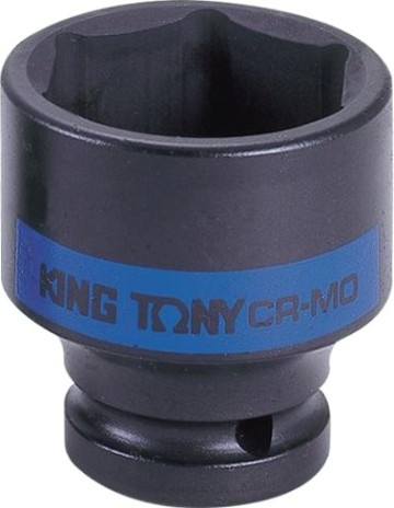 Ударная головка шестигранная с посадкой 1" KING TONY 853575М 75 мм [853575M]