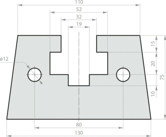 Удлинение станины BELMASH EB-550 [D113A]