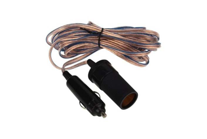 Удлинитель автоприкуривателя REXANT 16-0220 штекер – гнездо 5м Удлинитель автоприкуривателя REXANT 16-0220 штекер – гнездо 5м