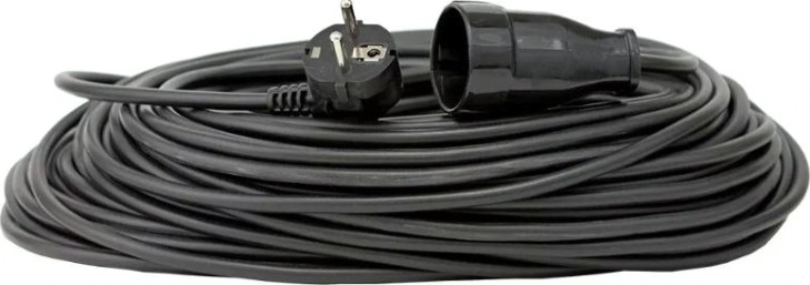 Удлинитель GLANZEN ES-30-003 силовой шнур штепс. гнездо пвс 2х1,5 30 м