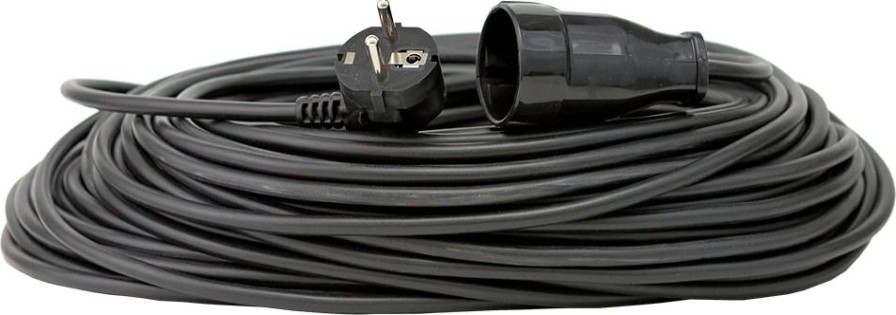 Удлинитель GLANZEN ES-50-003 силовой шнур штепс. гнездо пвс 2х1,5 50 м