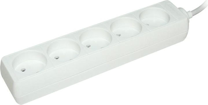 Удлинитель IEK 5х5м без заземл. пвс 2х0.75 [WYP10-06-05-05-N]