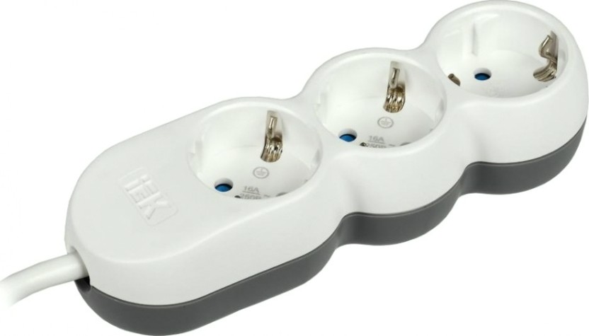 Удлинитель IEK Uno 3х1.5м с заземл. 3х1.5 [WYP53-16-03-D15-Z]