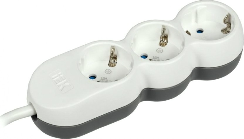 Удлинитель IEK Uno 3х5м с заземл. 3х1.5 [WYP53-16-03-05-Z]