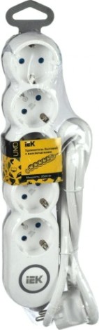 Удлинитель IEK Uno 5х1.5м с заземл. 3х1.5 [WYP53-16-05-D15-ZK]