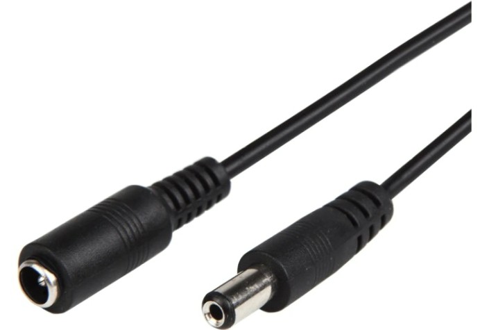 Удлинитель кабеля питания REXANT 14-0350 гнездо-штекер (2,1*5,5 мм) 1,5м