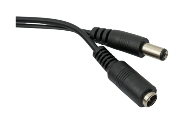 Удлинитель кабеля питания REXANT 14-0350 гнездо-штекер (2,1*5,5 мм) 1,5м