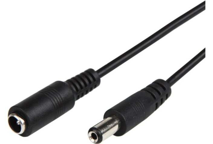 Удлинитель кабеля питания REXANT 14-0360 гнездо-штекер (2,1*5,5 мм) 3м