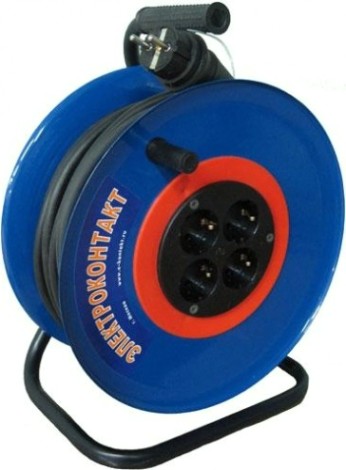 Удлинитель на катушке Электроконтакт 16228 "Бригадир" КГ 3х1,5 30 м Удлинитель на катушке Электроконтакт 16228 "Бригадир" КГ 3х1,5 30 м
