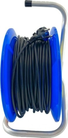 Удлинитель на катушке GLANZEN EB-50-018 силовой 4 гн. пвс 3х0,75