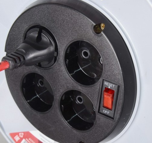 Удлинитель на катушке Ресанта СУ-2х1-50/2 силовой (с выкл., 4 розетки) [61/118/5]