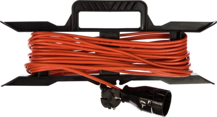 Удлинитель на рамке GLANZEN ER-10-001 ПВС 2х0.75 (10 м)