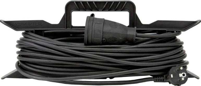 Удлинитель на рамке GLANZEN ER-10-006 силовой штепс. гнездо КГ 2х1,5 10 м.