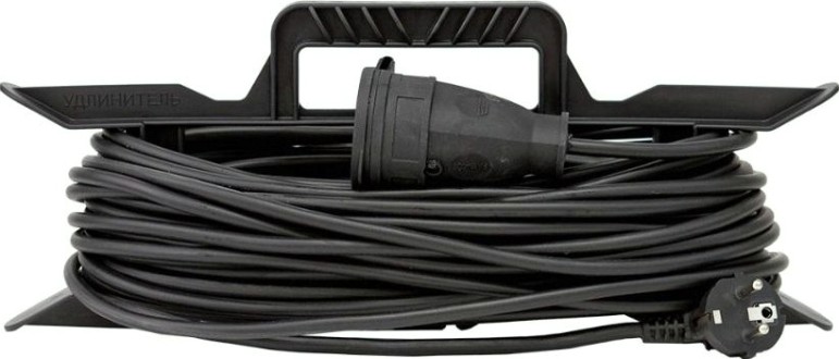 Удлинитель на рамке GLANZEN ER-20-006 силовой штепс. гнездо КГ 2х1,5 20 м.