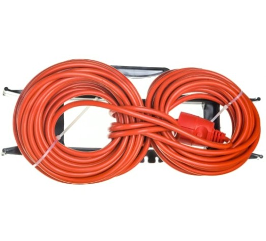 Удлинитель на рамке GLANZEN ER-20-010 силовой сварочный, штепс.гнездо ПВС 2*2,5, 20м