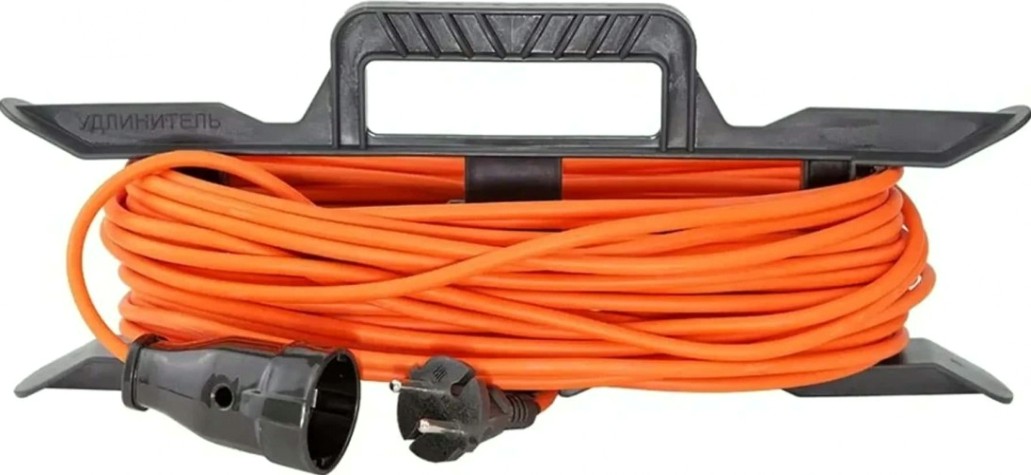 Удлинитель на рамке GLANZEN ER-30-001 ПВС 2х0.75 (30 м)