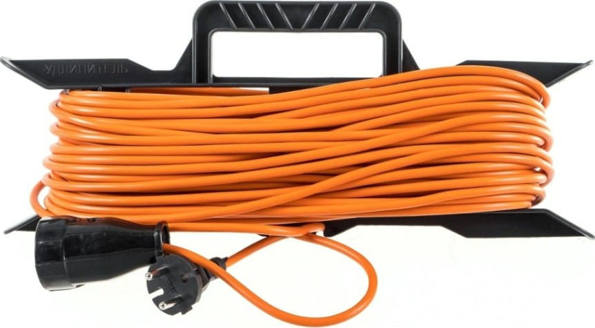 Удлинитель на рамке GLANZEN ER-40-001 ПВС 2х0.75 (40 м)