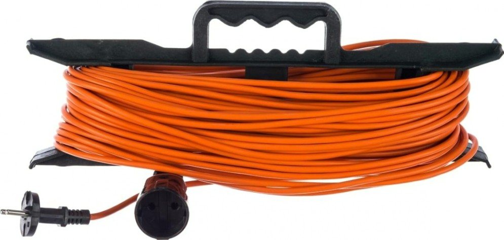 Удлинитель на рамке GLANZEN ER-50-001 ПВС 2х0.75 (50 м)