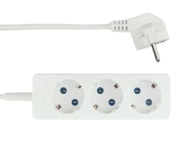 Удлинитель Proconnect 11-7209 3 гнезда, 3 м, 3х0.75 мм², с/з, белый Удлинитель Proconnect 11-7209 3 гнезда, 3 м, 3х0.75 мм², с/з, белый