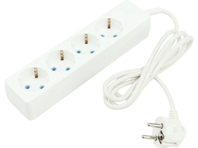 Удлинитель Proconnect 11-7216 4 гнезда, 1.5 м, 3х0.75 мм², с/з, белый Удлинитель Proconnect 11-7216 4 гнезда, 1.5 м, 3х0.75 мм², с/з, белый