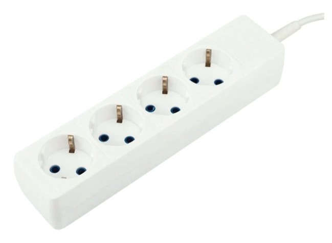 Удлинитель Proconnect 11-7218 4 гнезда, 10 м, 3х0.75 мм², с/з, белый Удлинитель Proconnect 11-7218 4 гнезда, 10 м, 3х0.75 мм², с/з, белый