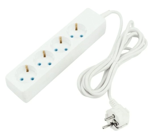 Удлинитель Proconnect 11-7219 4 гнезда, 3 м, 3х0.75 мм², с/з, белый Удлинитель Proconnect 11-7219 4 гнезда, 3 м, 3х0.75 мм², с/з, белый