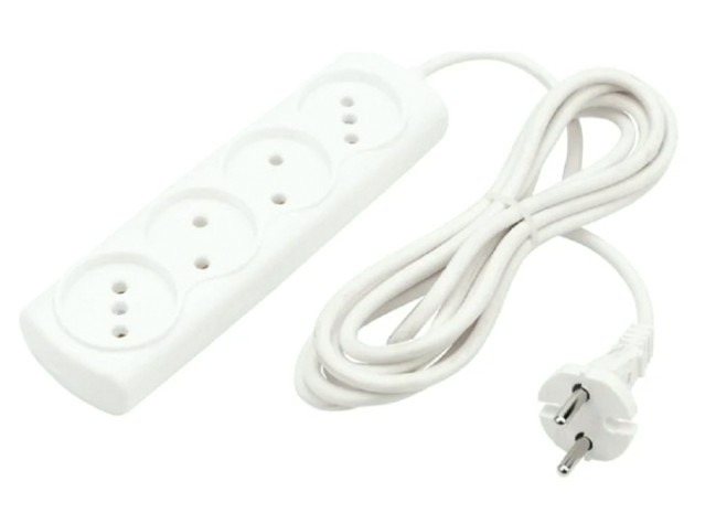 Удлинитель Proconnect 11-7222 OPTIMA 4 гнезда, 5 м, 2х0.75 мм², б/з, белый Удлинитель Proconnect 11-7222 OPTIMA 4 гнезда, 5 м, 2х0.75 мм², б/з, белый
