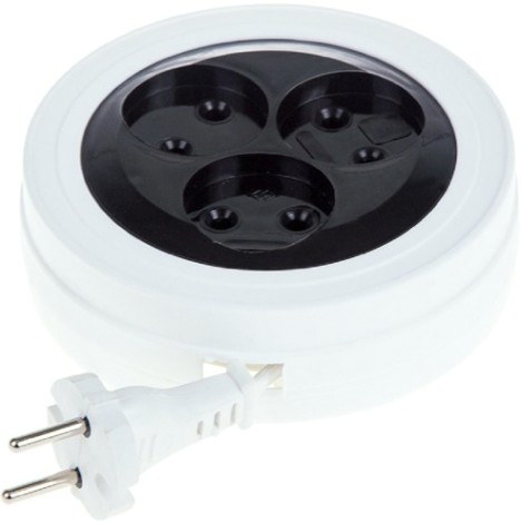 Удлинитель Proconnect 11-7224 STANDARD рулетка 3 м, 3 гнезда, 2х0.75 мм², б/з Удлинитель Proconnect 11-7224 STANDARD рулетка 3 м, 3 гнезда, 2х0.75 мм², б/з