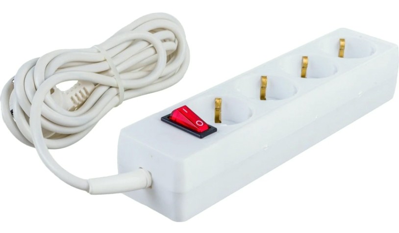 Удлинитель Proconnect 11-7229 STANDARD 4 гнезда, 3 м, 3х0.75 мм², с/з, белый