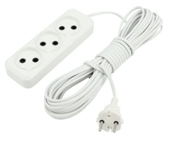Удлинитель REXANT 11-8732 3 гнезда, 10 м, 2х0.75 мм², б/з, белый Удлинитель REXANT 11-8732 3 гнезда, 10 м, 2х0.75 мм², б/з, белый