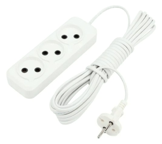 Удлинитель REXANT 11-8736 3 гнезда, 7 м, 2х0.75 мм², б/з, белый Удлинитель REXANT 11-8736 3 гнезда, 7 м, 2х0.75 мм², б/з, белый