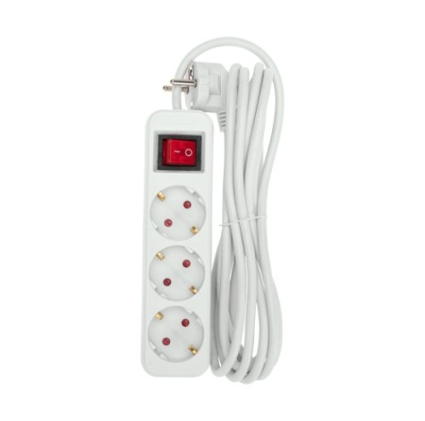 Удлинитель REXANT 13-4013 STANDARD 3 гнезда, 3м, 3х1,0мм², с/з, с выкл Удлинитель REXANT 13-4013 STANDARD 3 гнезда, 3м, 3х1,0мм², с/з, с выкл