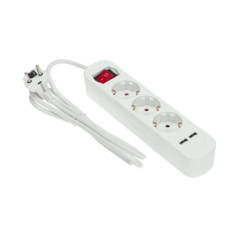 Удлинитель REXANT 13-4015 STANDARD 3 гнезда, 1,5м, 3х1,0мм², с/з, с выкл,