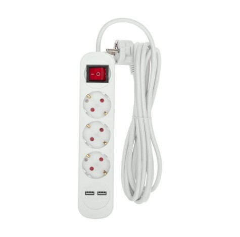 Удлинитель REXANT 13-4016 STANDARD 3 гнезда, 3м, 3х1,0мм², с/з, с выкл Удлинитель REXANT 13-4016 STANDARD 3 гнезда, 3м, 3х1,0мм², с/з, с выкл