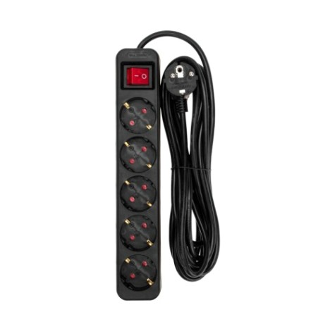 Удлинитель REXANT 13-4039 STANDARD 5 гнезд, 5м, 3х1,0мм², с/з, с выкл.