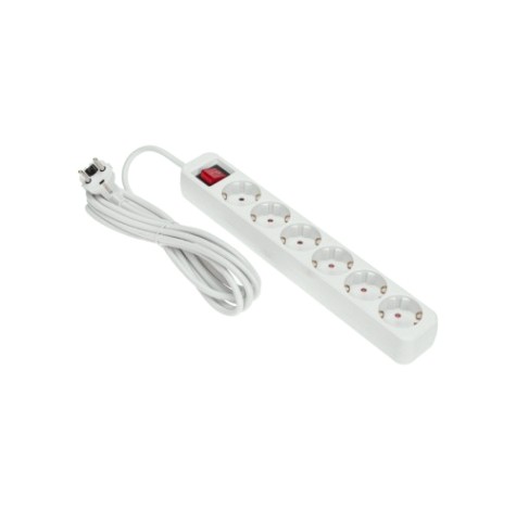 Удлинитель REXANT 13-4047 STANDARD 6 гнезд, 3м, 3х1,0мм², с/з, с выкл Удлинитель REXANT 13-4047 STANDARD 6 гнезд, 3м, 3х1,0мм², с/з, с выкл