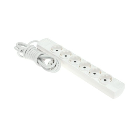 Удлинитель REXANT 13-4113 PREMIUM 6 гнезд, 3м, 3х1,5мм², с/з, белый