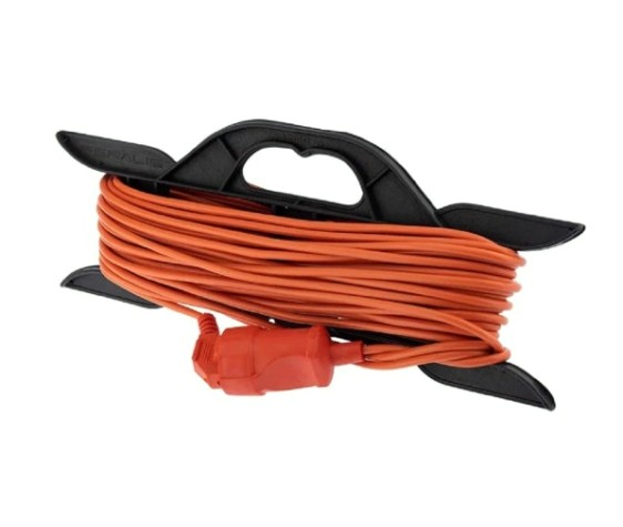 Удлинитель силовой Proconnect 11-7106 ПВС 2х0.75, 20 м, б/з, 6A, 1300 Вт, ip20, оранжев