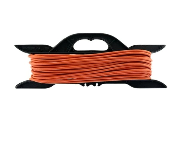 Удлинитель силовой Proconnect 11-7106 ПВС 2х0.75, 20 м, б/з, 6A, 1300 Вт, ip20, оранжев