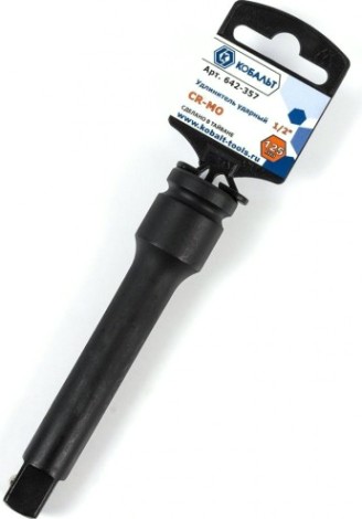 Удлинитель ударный Кобальт 642-357 1/2", 125 мм, cr-mo