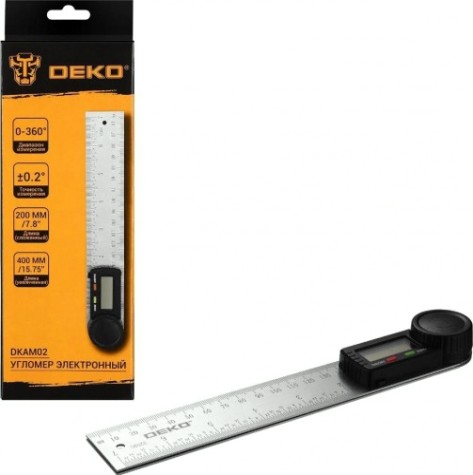 Угломер DEKO DKAM02 электронный 200 мм [065-0245]