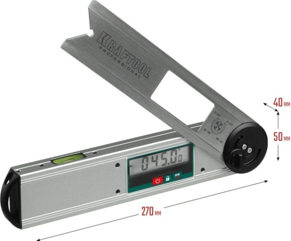 Угломер KRAFTOOL DAM-27 электронный, 250 мм [34684]