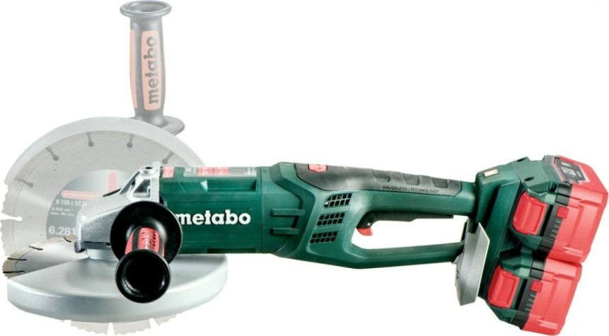 Углошлифмашина METABO WPB 36-18 LTX BL 230 4х8,0 Ач [613102810]