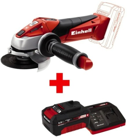 Угловая шлифмашина аккумуляторная EINHELL PXC TE-AG 18/115 Li [4431110SET]