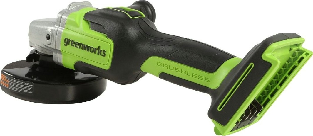 Угловая шлифмашина аккумуляторная GREENWORKS GD24AG без АКБ и ЗУ (3200207) [3200207]