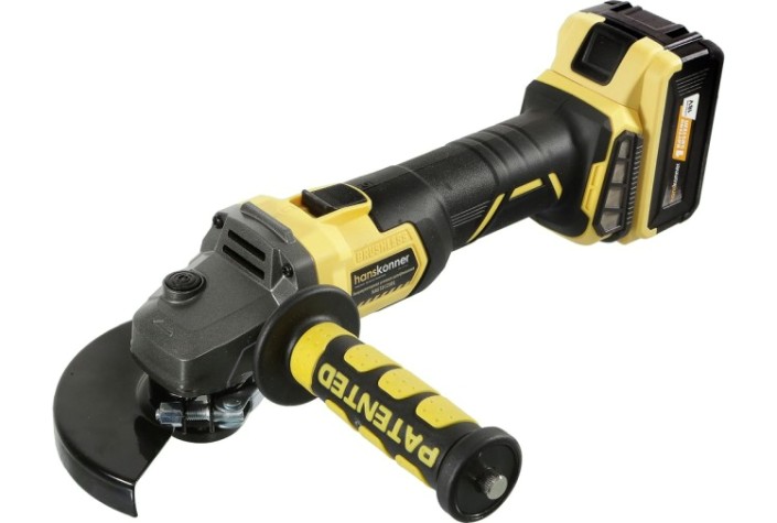 Угловая шлифмашина аккумуляторная HANSKONNER HAG18125BL onebat