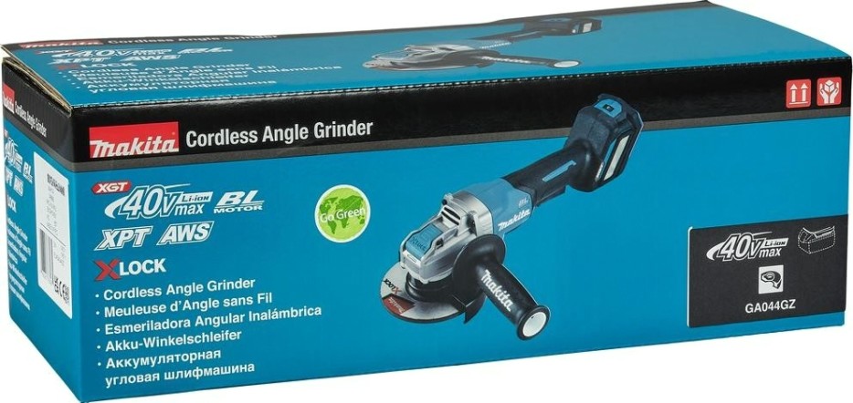 Угловая шлифмашина аккумуляторная MAKITA GA044GZ01 X—Lock